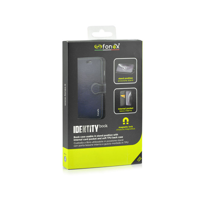 Fonex - Puzdro Book Identity pre Samsung Galaxy A22 5G, modrá