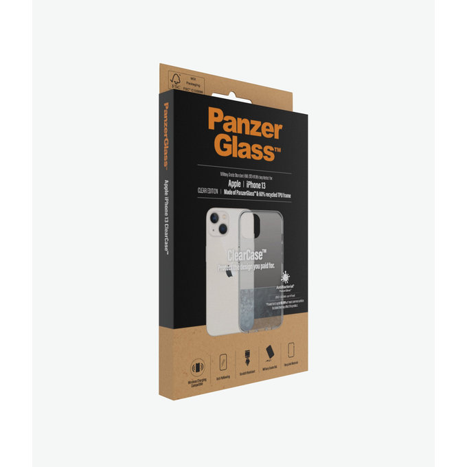 PanzerGlass - Puzdro ClearCase AB pre iPhone 13, transparentná