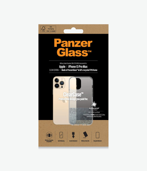 PanzerGlass - Puzdro ClearCase AB pre iPhone 13 Pro Max, transparentná