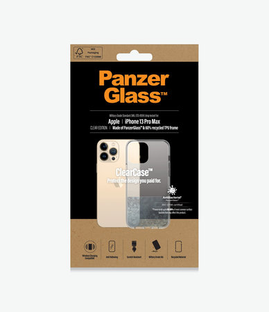 PanzerGlass - Puzdro ClearCase AB pre iPhone 13 Pro Max, transparentná