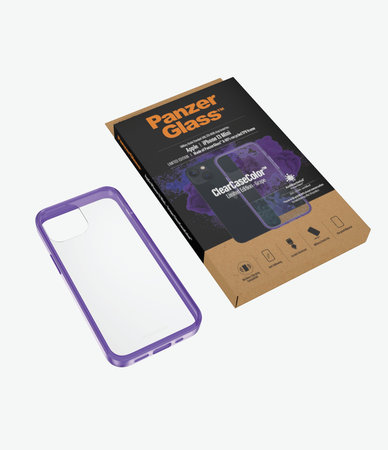 PanzerGlass - Puzdro ClearCaseColor AB pre iPhone 13 mini, grape