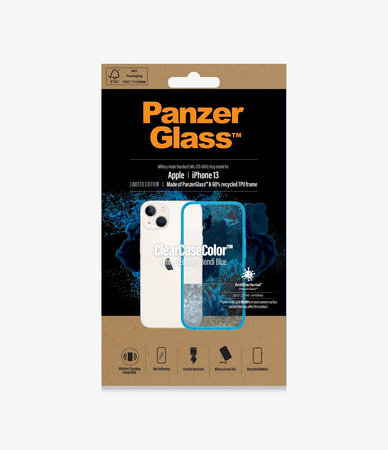 PanzerGlass - Puzdro ClearCaseColor AB pre iPhone 13, bondi blue