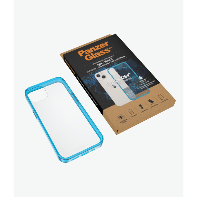 PanzerGlass - Puzdro ClearCaseColor AB pre iPhone 13, bondi blue