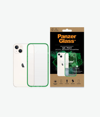 PanzerGlass - Puzdro ClearCaseColor AB pre iPhone 13, lime