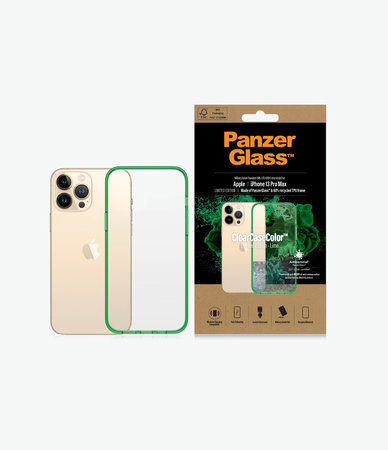 PanzerGlass - Puzdro ClearCaseColor AB pre iPhone 13 Pro Max, lime