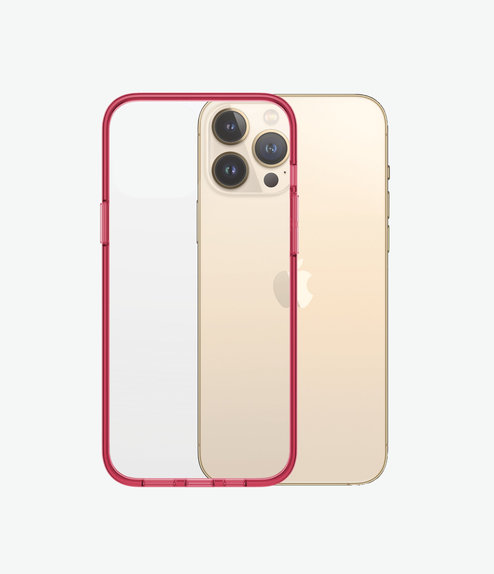 PanzerGlass - Puzdro ClearCaseColor AB pre iPhone 13 Pro Max, strawberry