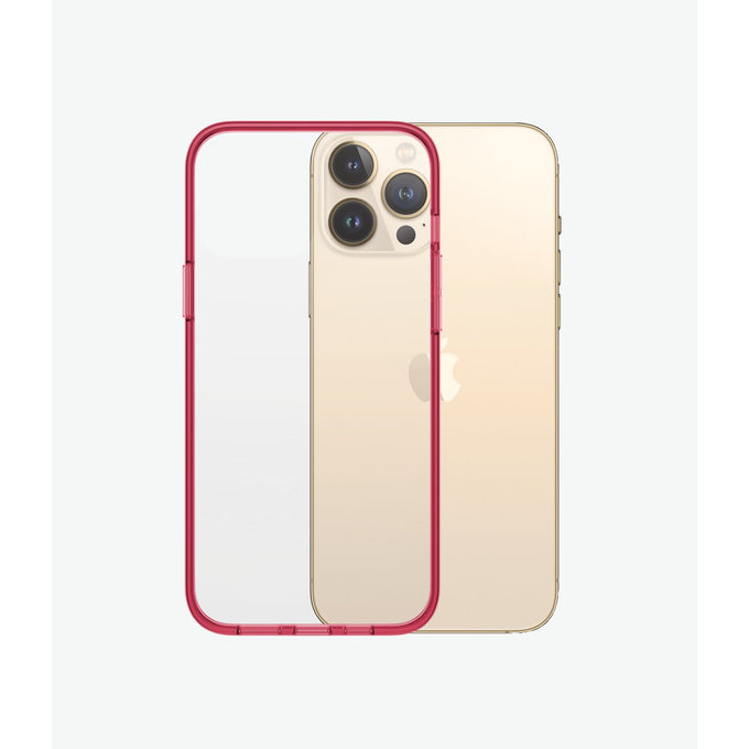 PanzerGlass - Puzdro ClearCaseColor AB pre iPhone 13 Pro Max, strawberry