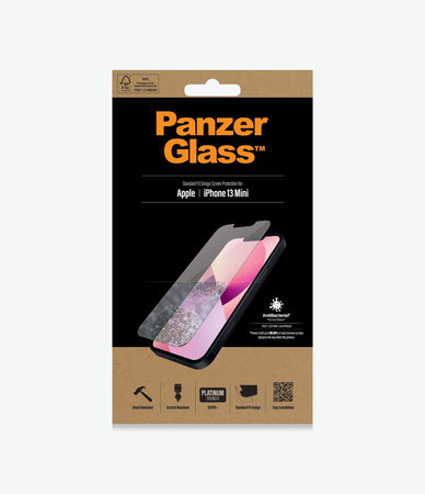PanzerGlass - Tvrdené Sklo Standard Fit AB pre iPhone 13 mini, transparentná