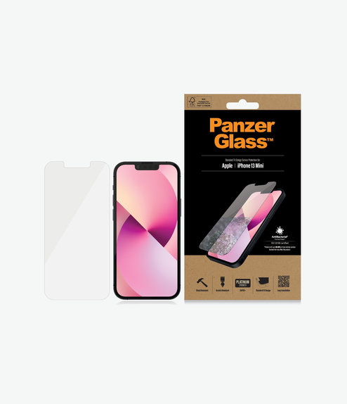 PanzerGlass - Tvrdené Sklo Standard Fit AB pre iPhone 13 mini, transparentná