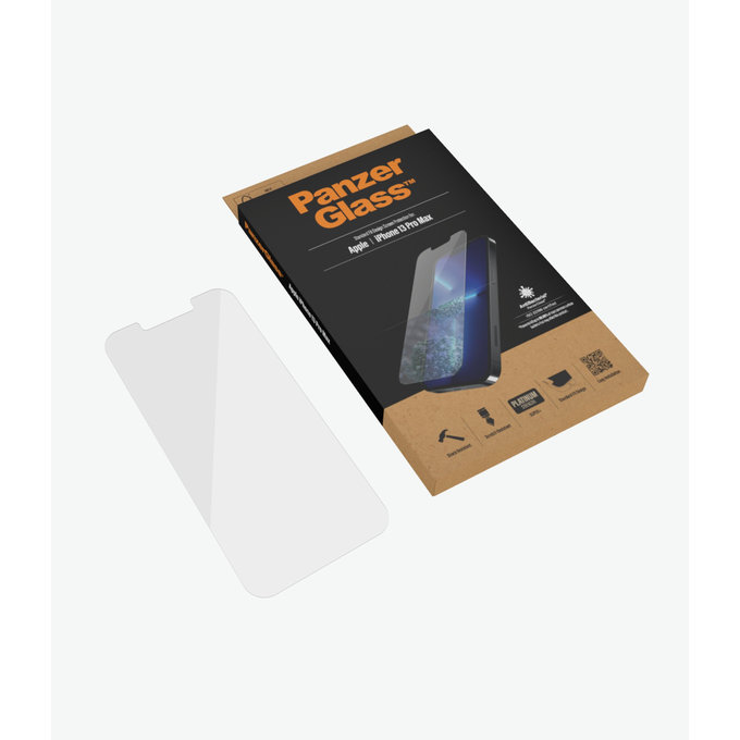 PanzerGlass - Tvrdené Sklo Standard Fit AB pre iPhone 13 Pro Max a 14 Plus, transparentná