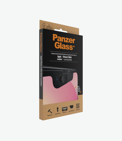PanzerGlass - Tvrdené Sklo Case Friendly CamSlider AB pre iPhone 13 mini, čierna