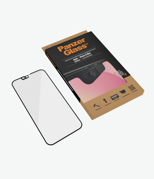 PanzerGlass - Tvrdené Sklo Case Friendly CamSlider AB pre iPhone 13 mini, čierna