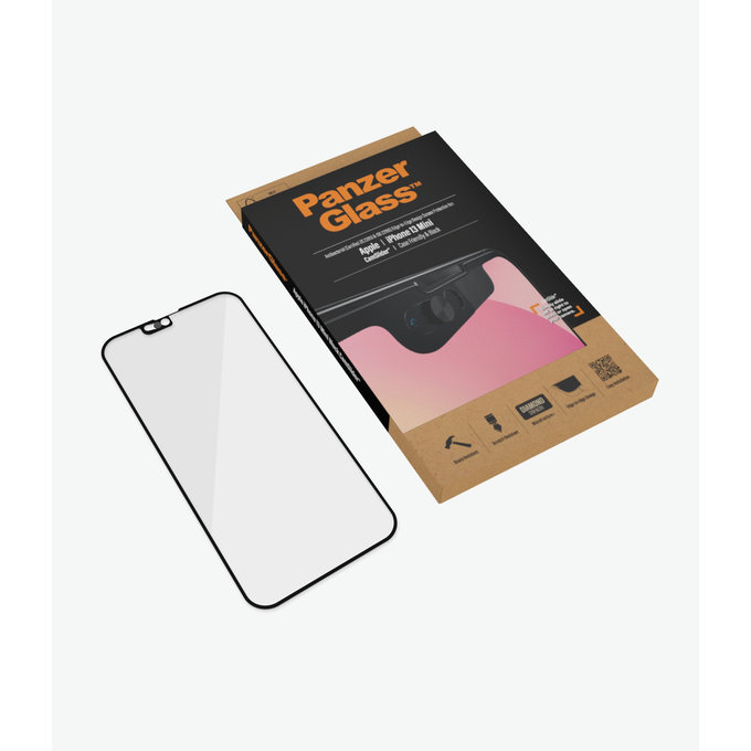 PanzerGlass - Tvrdené Sklo Case Friendly CamSlider AB pre iPhone 13 mini, čierna