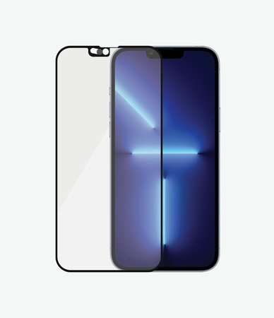 PanzerGlass - Tvrdené Sklo Case Friendly CamSlider AB pre iPhone 13 Pro Max a 14 Plus, čierna