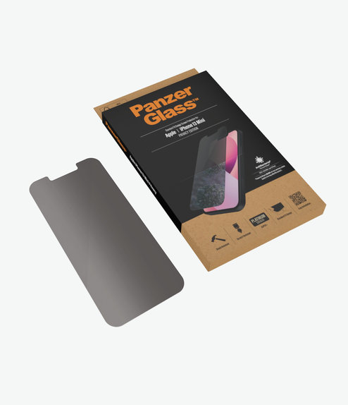 PanzerGlass - Tvrdené Sklo Standard Fit Privacy AB pre iPhone 13 mini, transparentná