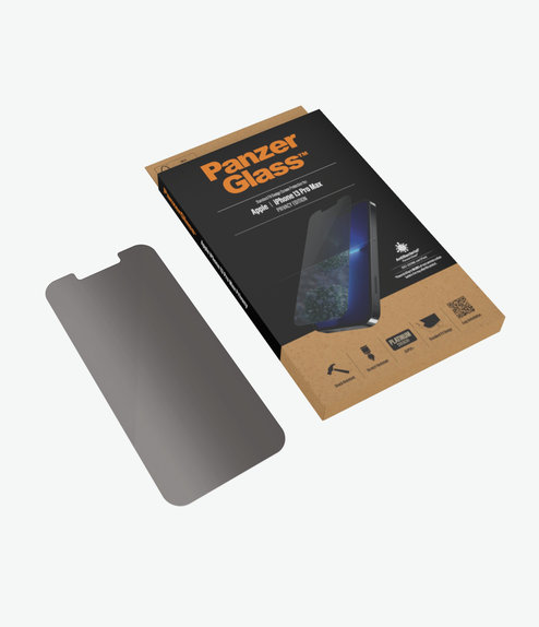 PanzerGlass - Tvrdené Sklo Standard Fit Privacy AB pre iPhone 13 Pro Max a 14 Plus, transparentná