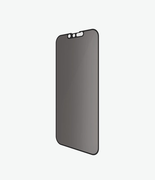 PanzerGlass - Tvrdené Sklo Case Friendly Privacy AB pre iPhone 13, 13 Pro, 14 a 16e, čierna
