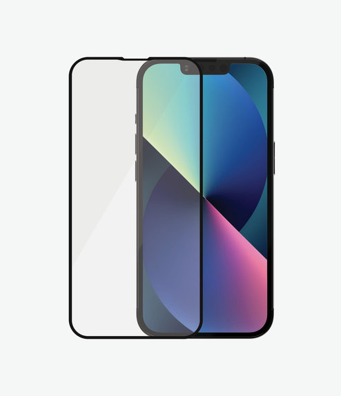 PanzerGlass - Tvrdené Sklo Case Friendly AB pre iPhone 13, 13 Pro a 14, black