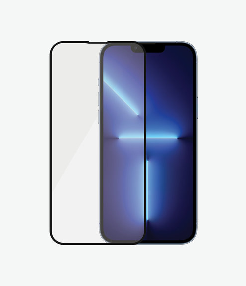 PanzerGlass - Tvrdené Sklo Case Friendly AB pre iPhone 13 Pro Max a 14 Plus, čierna