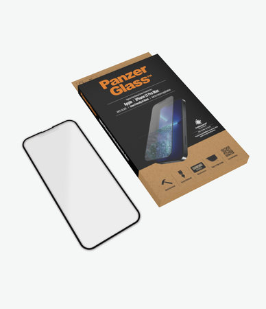 PanzerGlass - Tvrdené Sklo Case Friendly Anti-Glare AB pre iPhone 13 Pro Max a 14 Plus, čierna