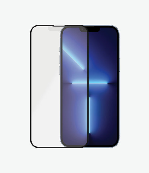 PanzerGlass - Tvrdené Sklo Case Friendly Anti-Glare AB pre iPhone 13 Pro Max a 14 Plus, čierna