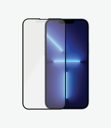 PanzerGlass - Tvrdené Sklo Case Friendly Anti-Glare AB pre iPhone 13 Pro Max a 14 Plus, čierna