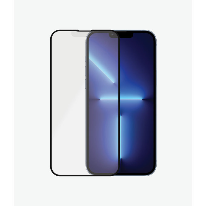 PanzerGlass - Tvrdené Sklo Case Friendly Anti-Glare AB pre iPhone 13 Pro Max a 14 Plus, čierna