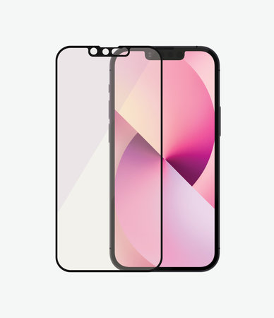 PanzerGlass - Tvrdené Sklo Case Friendly Anti-Bluelight AB pre iPhone 13 mini, čierna