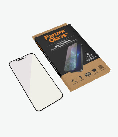 PanzerGlass - Tvrdené Sklo Case Friendly Anti-Bluelight AB pre iPhone 13 Pro Max a 14 Plus, čierna