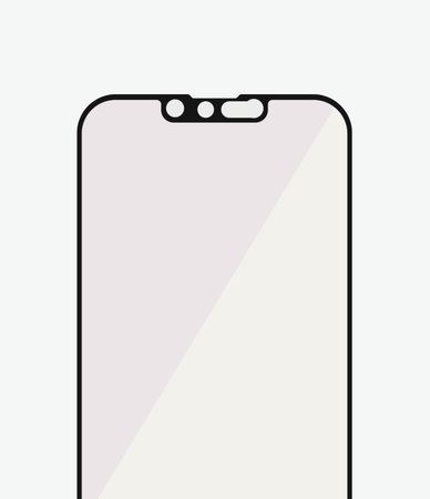 PanzerGlass - Tvrdené Sklo Case Friendly Anti-Bluelight AB pre iPhone 13 Pro Max a 14 Plus, čierna