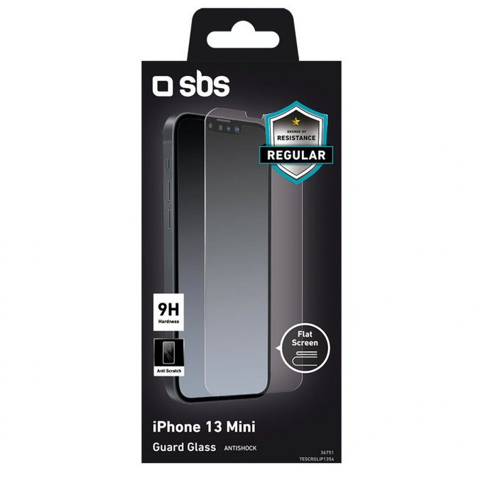SBS - Tvrdené Sklo pre iPhone 13 mini, transparentná