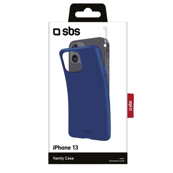 SBS - Puzdro Vanity pre iPhone 13, modrá