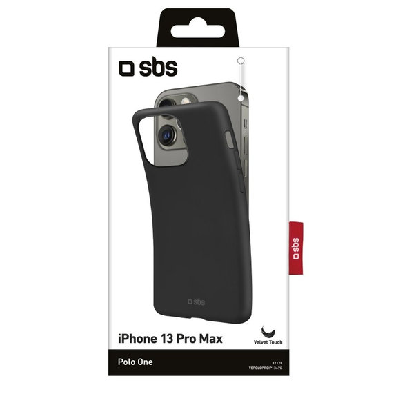 SBS - Puzdro Polo One pre iPhone 13 Pro Max, čierna