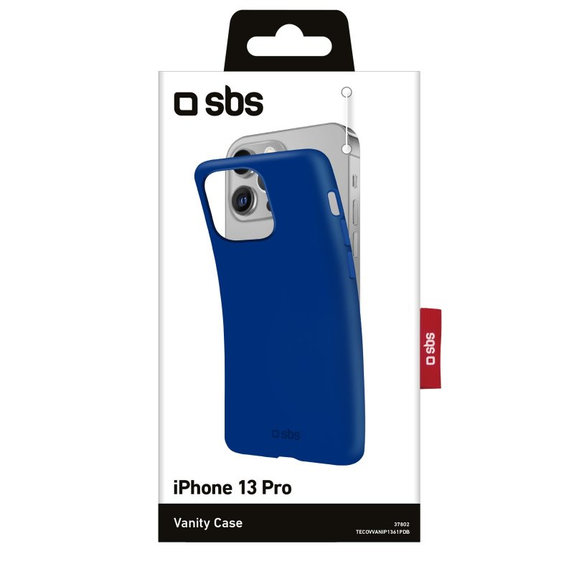 SBS - Puzdro Vanity pre iPhone 13 Pro, modrá