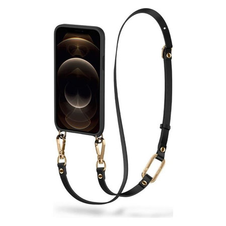 Spigen - Puzdro Cyrill Classic Charm pre iPhone 12/12 Pro, čierna