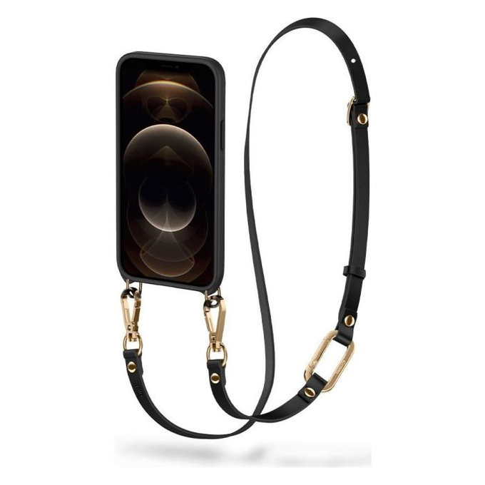 Spigen - Puzdro Cyrill Classic Charm pre iPhone 12/12 Pro, čierna