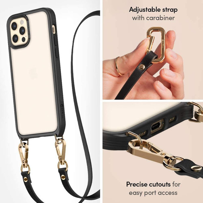 Spigen - Puzdro Cyrill Classic Charm pre iPhone 12/12 Pro, čierna