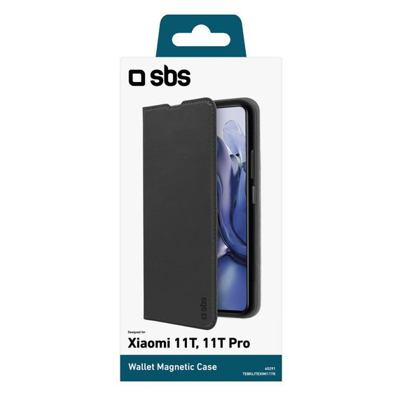 SBS - Puzdro Book Wallet Lite pre Xiaomi 11T, 11T Pro, čierna
