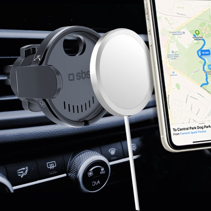 SBS - Držiak do Auta do Ventilácie s MagSafe, black