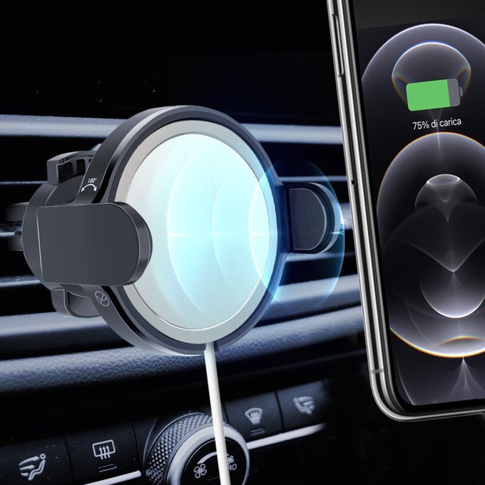 SBS - Držiak do Auta do Ventilácie s MagSafe, black