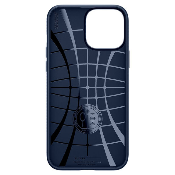 Spigen - Puzdro Liquid Air pre iPhone 13 Pro Max, modrá