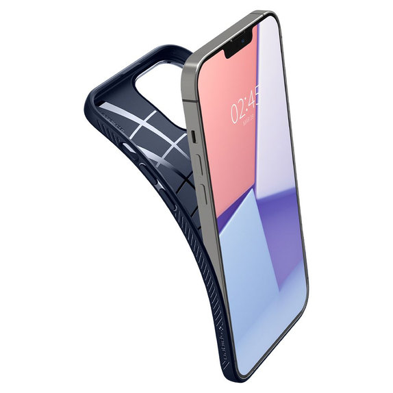 Spigen - Puzdro Liquid Air pre iPhone 13 Pro Max, modrá