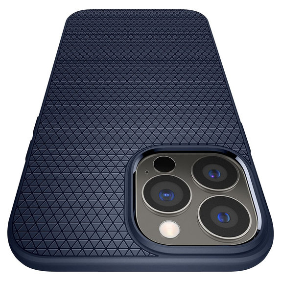 Spigen - Puzdro Liquid Air pre iPhone 13 Pro Max, modrá