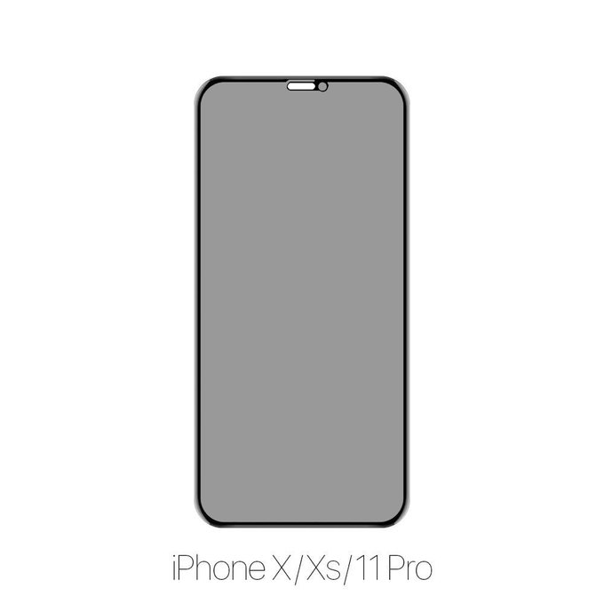 FixPremium Privacy Anti-Spy Glass - Tvrdené Sklo pre iPhone X, XS a 11 Pro