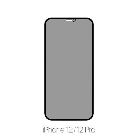 FixPremium Privacy Anti-Spy Glass - Tvrdené Sklo pre iPhone 12 a 12 Pro