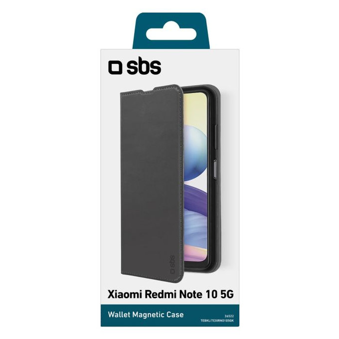 SBS - Puzdro Book Wallet Lite pre Xiaomi Redmi Note 10 5G, Poco M3 Pro 5G, čierna