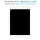 LCD Displej pre iPad Mini 5, White, Dotykové sklo bez rámu, Refurbished