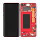Samsung Galaxy S10 G973F - LCD Displej + Dotykové Sklo + Rám (Red) - GH82-18850H Genuine Service Pack