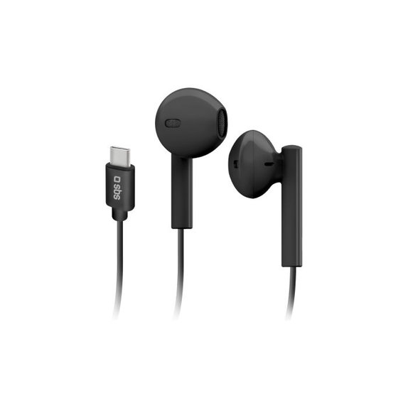 SBS - Stereo slúchadlá Studio Mix 65c, USB-C konektor, čierna