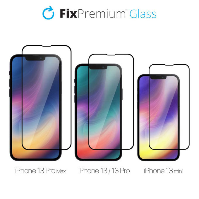 FixPremium FullCover Glass - Tvrdené Sklo pre iPhone 13 Pro Max a 14 Plus